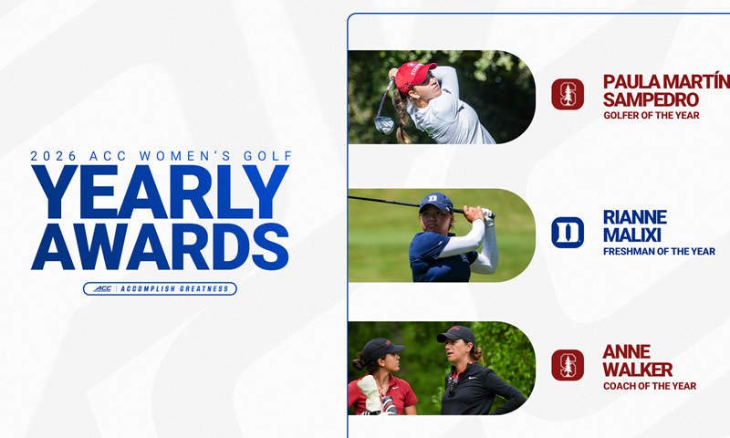 2026 All-ACC Women’s Golf Team and Award Winners Announced
