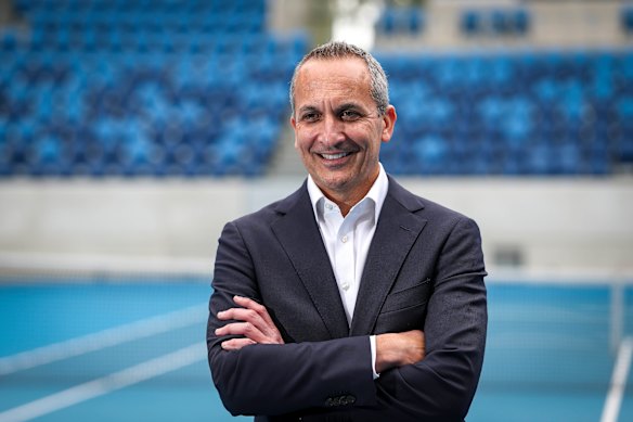 Tennis Australia unveils its incoming CEO Andrew Abdo.