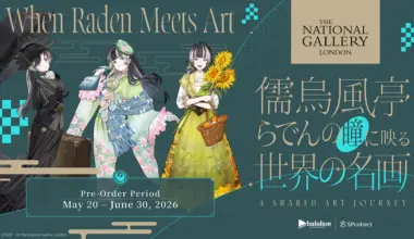 The National Gallery x hololive DEV_IS ReGLOSS’s Juufuutei Raden Announce a World-First Crossover Collaboration, Launching May 20 | NEWS
