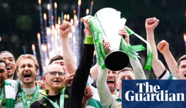 Celtic stun Hearts at the last in dramatic final-day shootout to retain Scottish title | Scottish Premiership