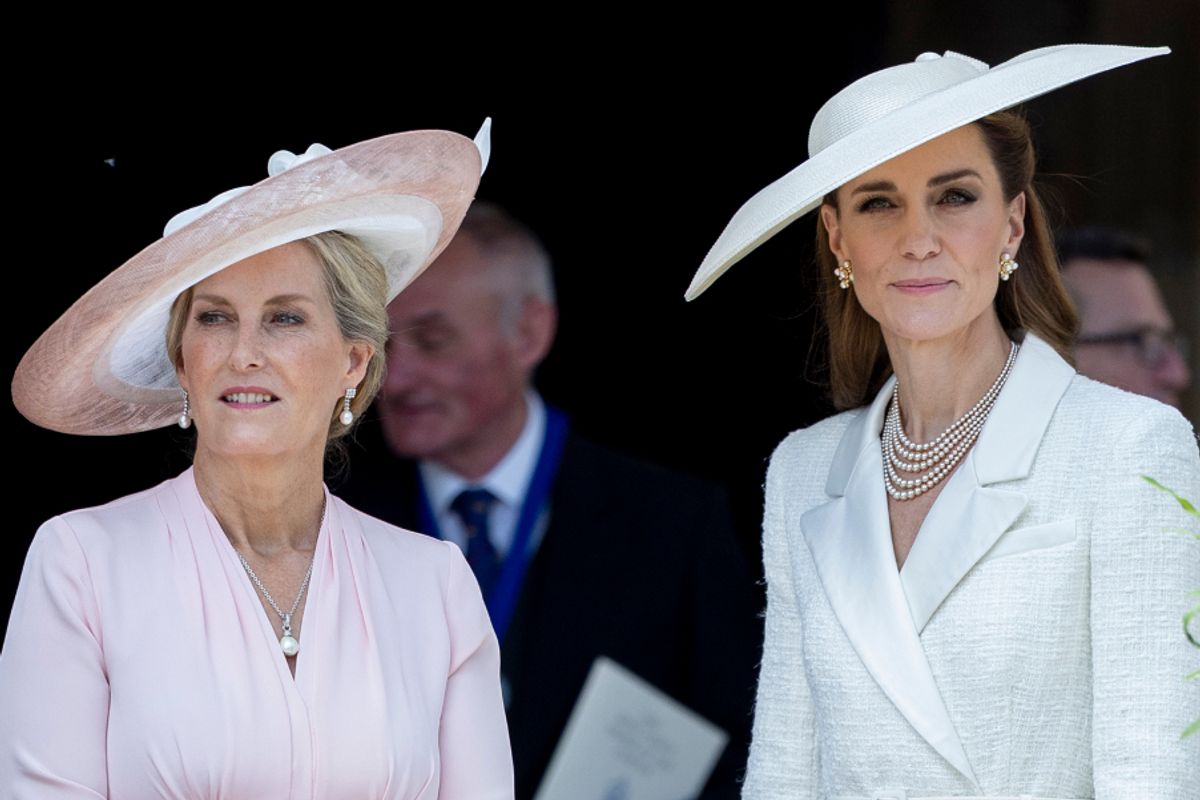 The Princess of Wales with Sophie, Duchess of Edinburgh