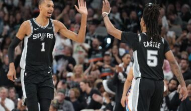 Victor Wembanyama's emotional moment with father says everything after Spurs reach NBA Finals