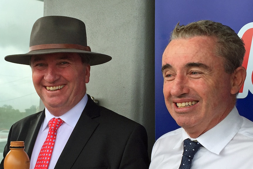 Barnaby Joyce and Kevin Hogan
