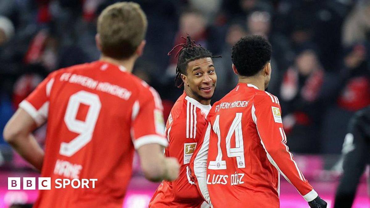 Kane, Olise and Diaz of Bayern Munich