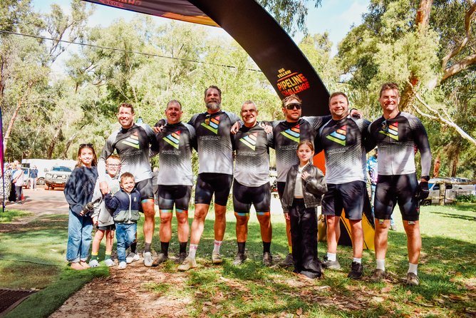 Shakespeare Financial Group cross the finish line.