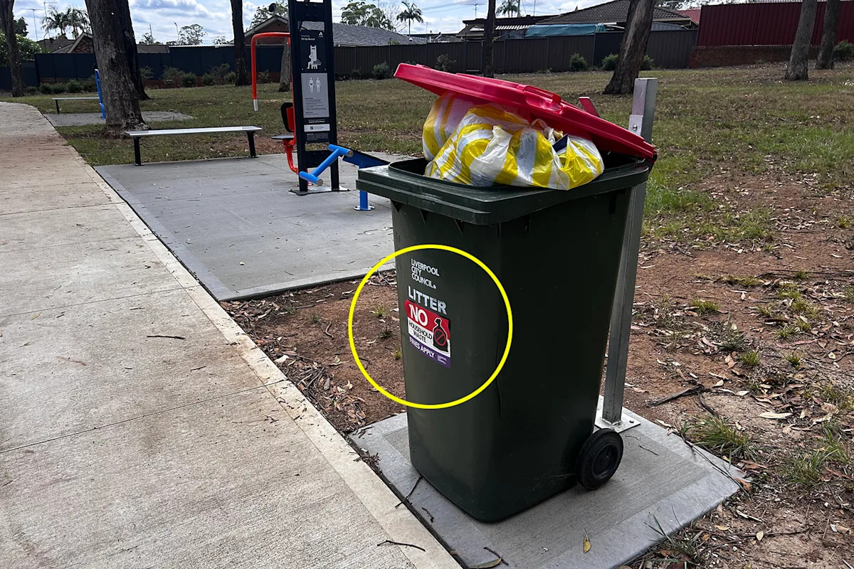 Aussies warned against illegal bin act that can attract $1,000 fines