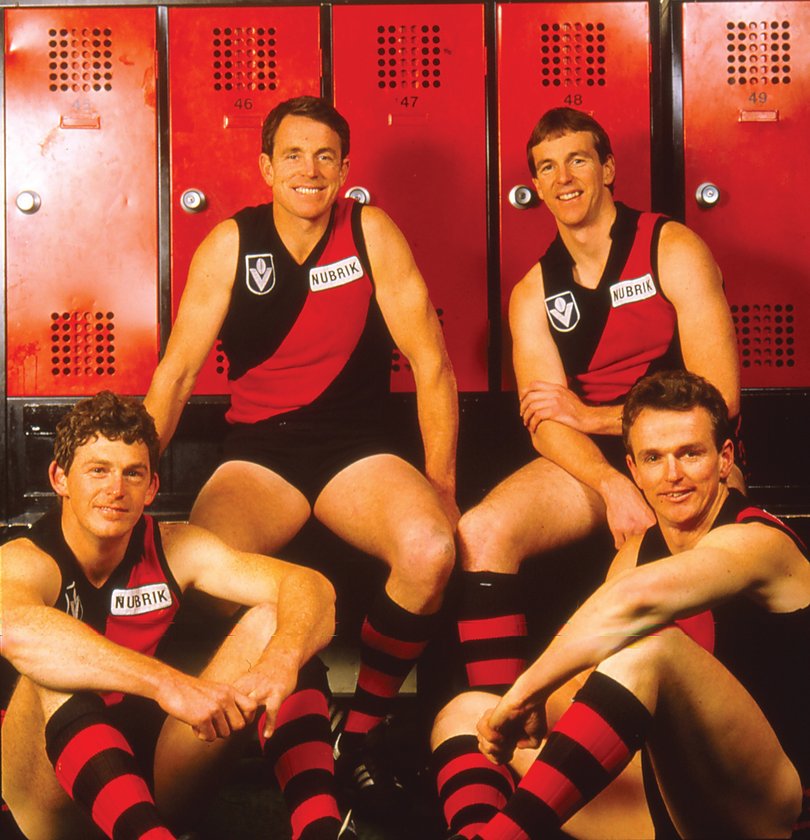 The Daniher brothers, Terry, Neale, Chris and Anthony of the Essendon Bombers.
