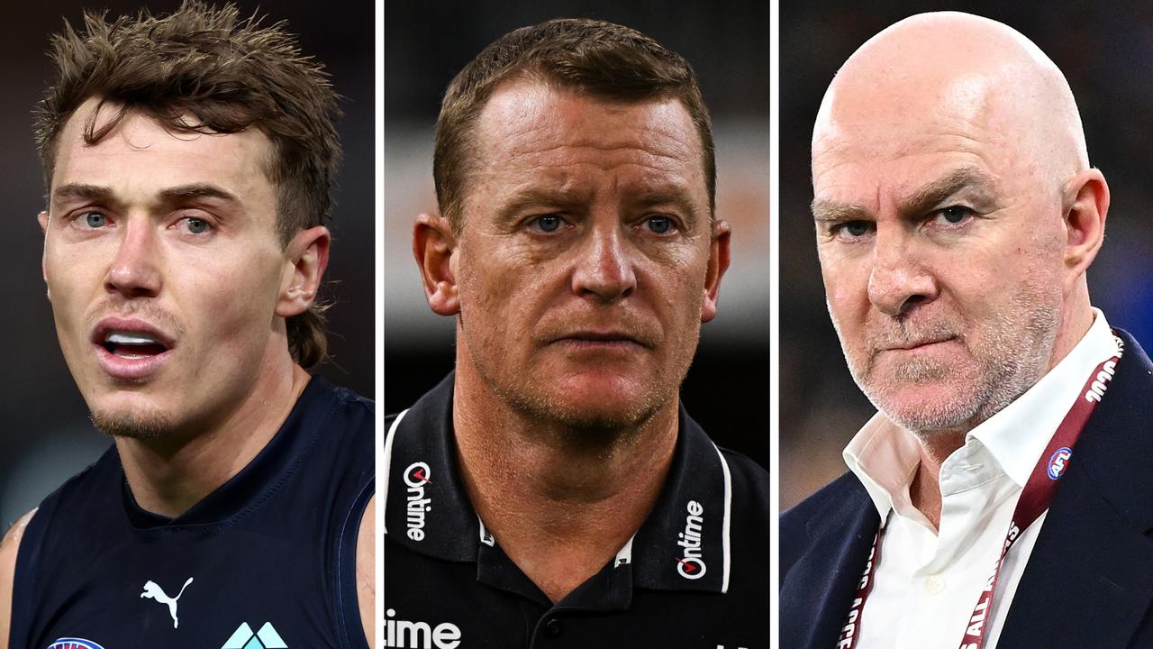 Carlton Blues future after Michael Voss quits, Jordan Lewis calls for coaching succession plan, contenders, list analysis, trades, Patrick Cripps, Jacob Weitering, latest news
