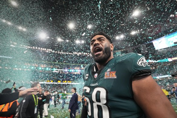 Sydney-born Super Bowl winner Jordan Mailata.