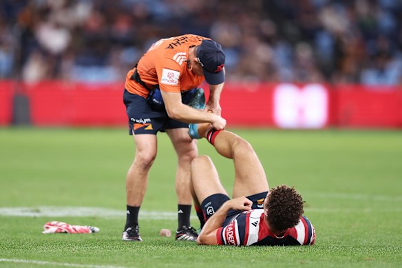 Mark Nawaqanitawase suffered a serious ankle injury on Saturday night.