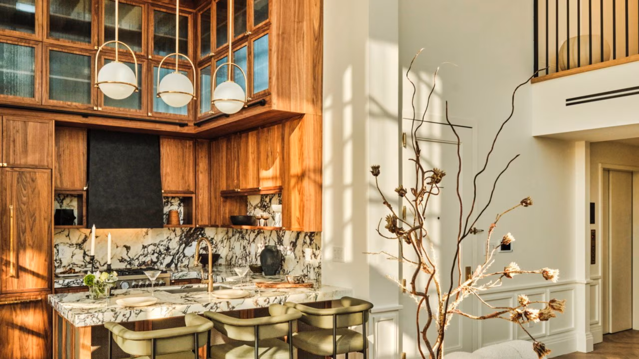 An elevated penthouse brings warmth and craft to Williamsburg living