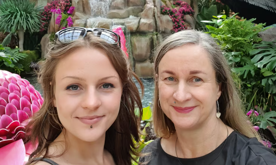 Molly Wilkes and her mother Julie.