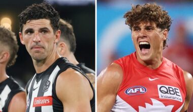 Tony Shaw uncomfortable with Scott Pendlebury gold 10 on jumper in record game, Sydney Swans set for prime time fixtures, details, latest news
