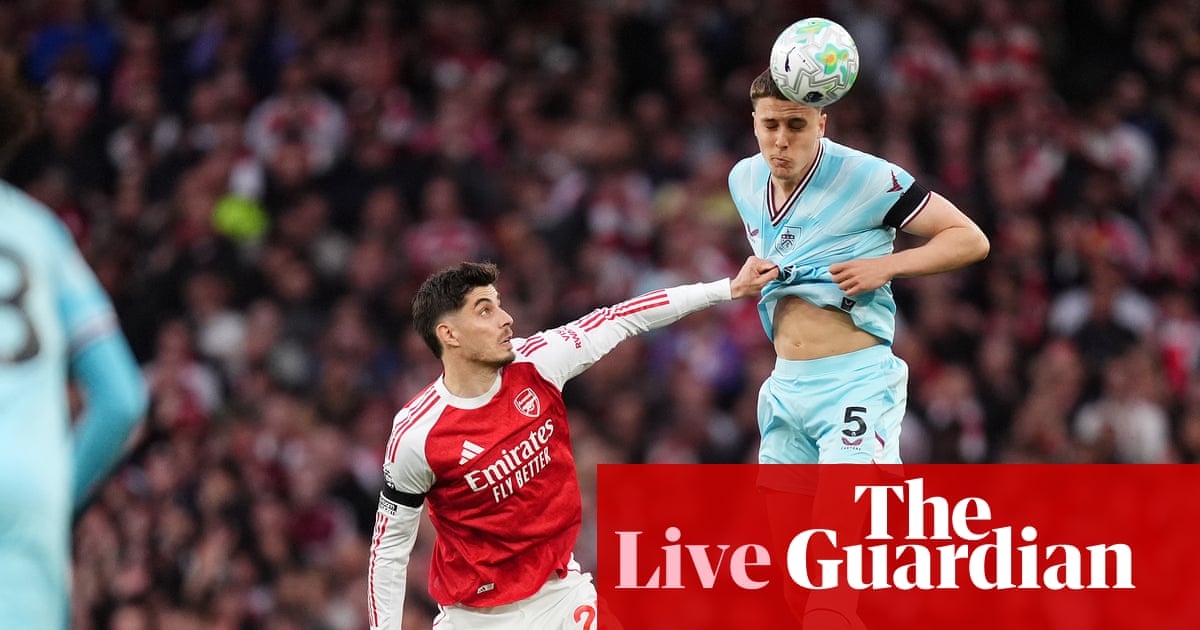 Arsenal v Burnley: Premier League – live | Premier League