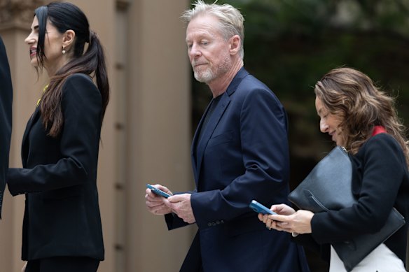 Silvia Colloca and Richard Roxburgh.