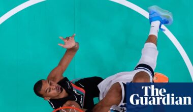 Timberwolves accuse Wembanyama of goaltending after Spurs star sets NBA playoff block record | Victor Wembanyama
