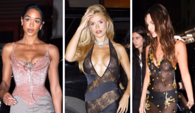 Stars’ see-through looks at pre-Met Gala bash - News.com.au