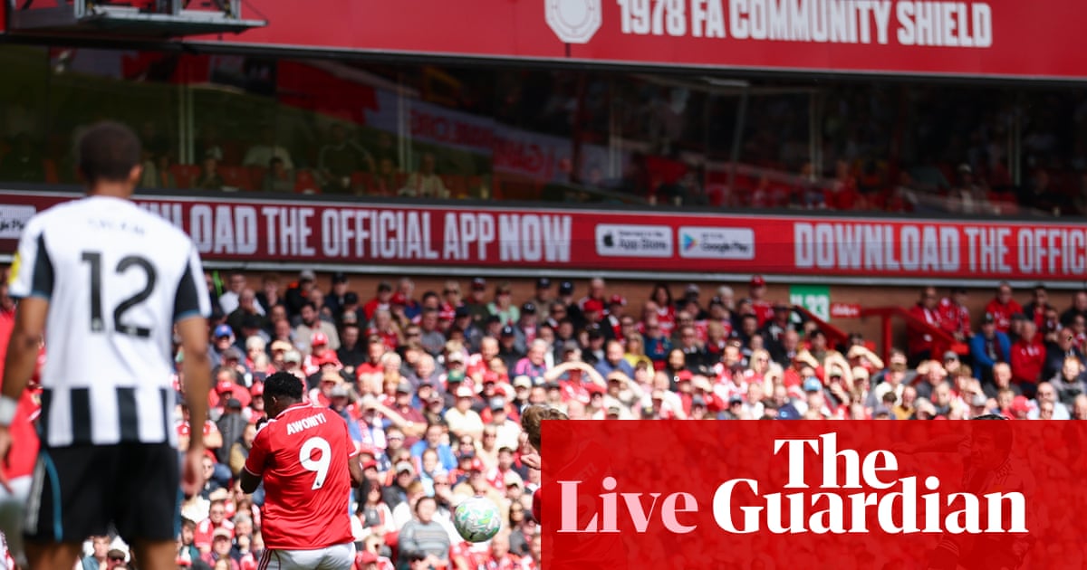 Nottingham Forest v Newcastle, Burnley v Aston Villa, Crystal Palace v Everton – live | Premier League