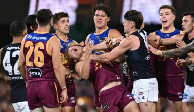 AFL results 2026, Brisbane Lions defeat Carlton Blues despite mighty second half comeback in Round 9: Video highlights, scores