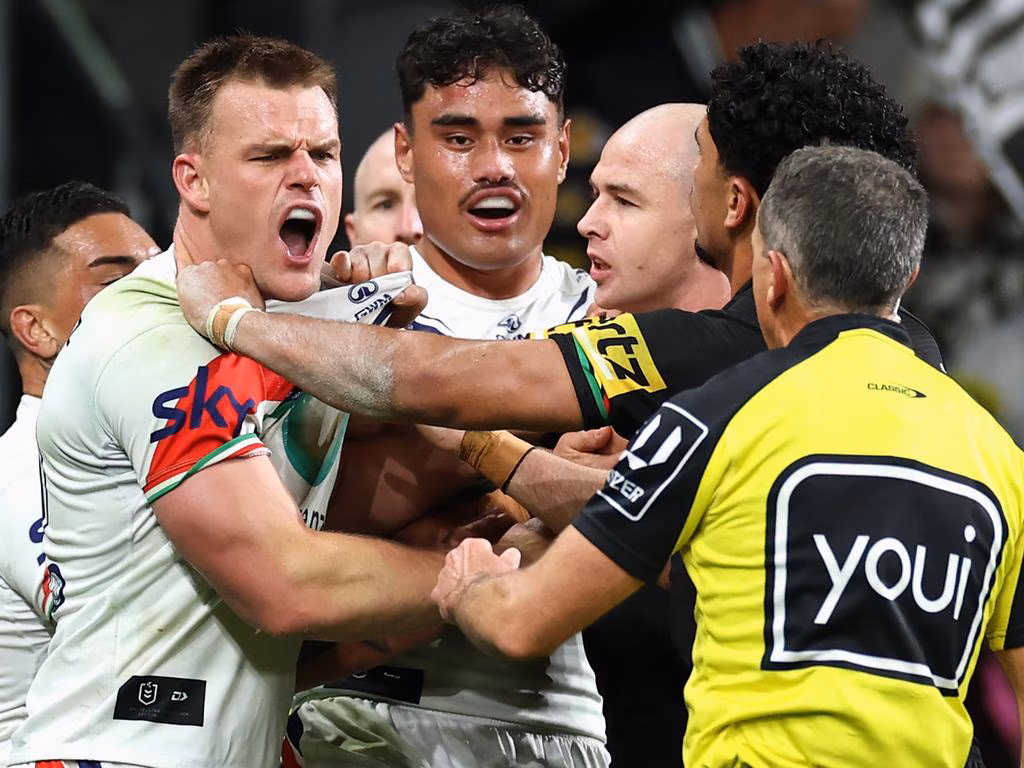 Watch: ‘Fish’ bait taunts backfire in game of the year - Daily Telegraph Sydney