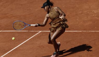 Naomi Osaka once again serves ‘very couture’ fashion on the tennis court