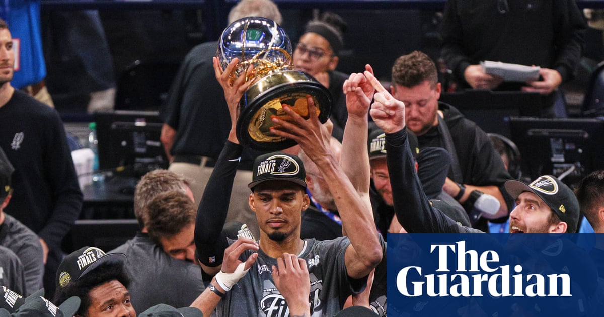 Spurs beat reigning champions Thunder in Game 7 to set up NBA finals date with Knicks | NBA