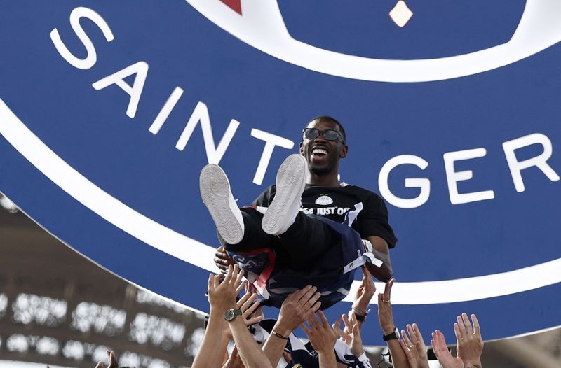 Football: Soccer-Dembele vows PSG will chase Champions League hat-trick after Paris celebrations