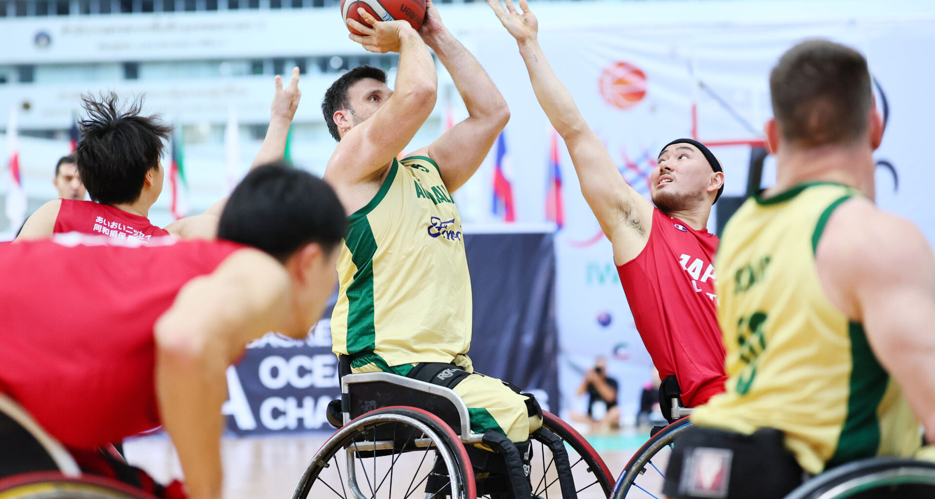 Wheelchair powers converge for Rollers vs World at AIS