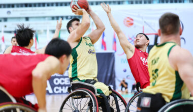 Wheelchair powers converge for Rollers vs World at AIS