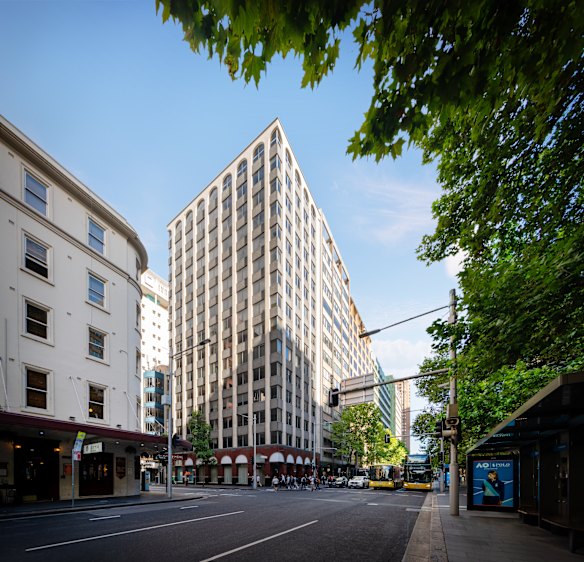 An artist’s impression of the coming Motto by Hilton hotel in Sydney’s CBD.