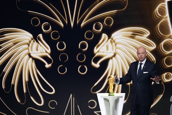 Fantasy land: FIFA president Gianni Infantino.