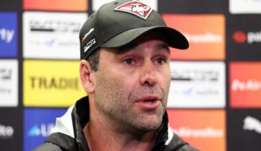 AFL 2026: Dean Solomon first Essendon Bombers press conference, video, Simon Goodwin coach candidate