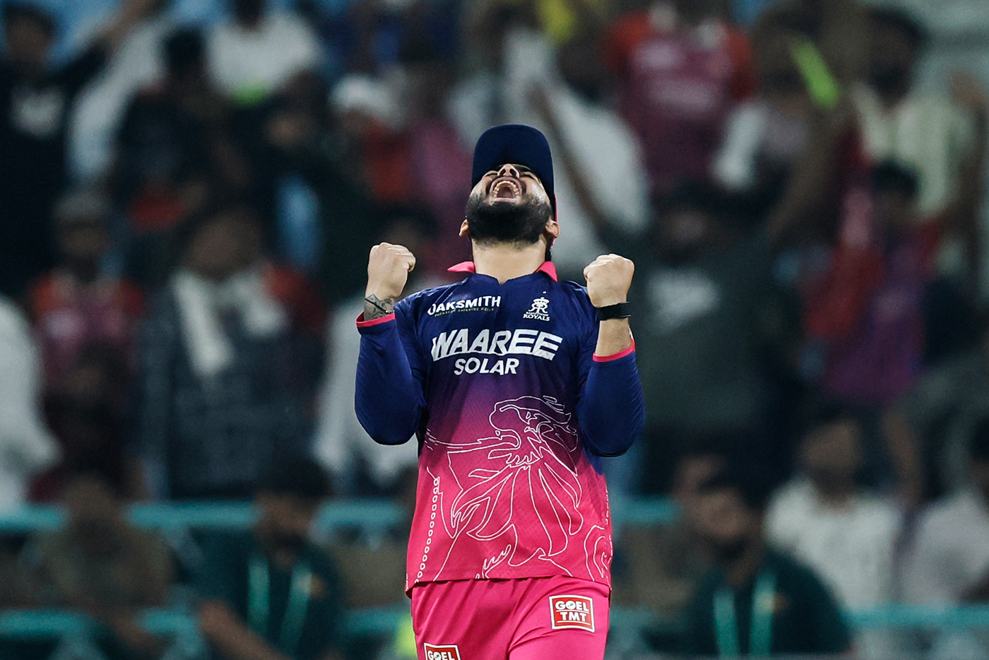 Riyan Parag roars