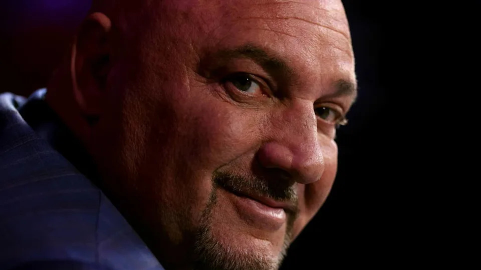 PHOENIX, ARIZONA - FEBRUARY 06: Sports reporter Jay Glazer looks on during Super Bowl LVII Opening Night presented by Fast Twitch at Footprint Center on February 06, 2023 in Phoenix, Arizona. (Photo by Christian Petersen/Getty Images)Christian Petersen/Getty Images
