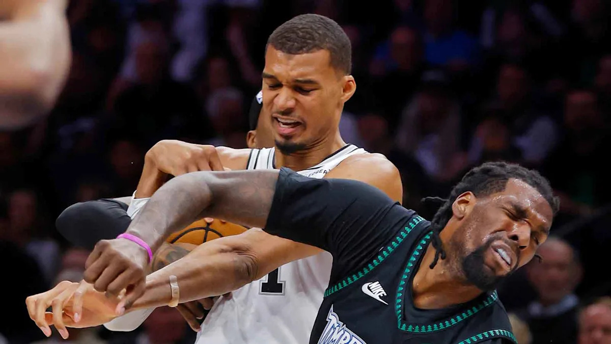 13-year NBA vet calls for more Spurs’ Victor Wembanayama elbows in NBA Playoffs