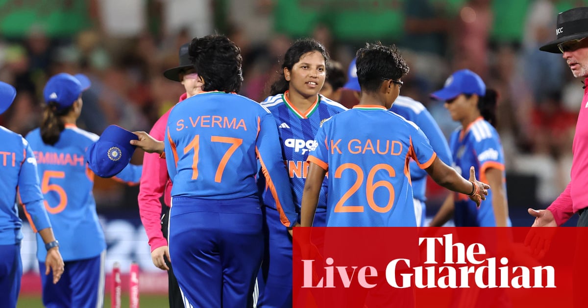 India beat England by 38 runs: first women’s T20 cricket international – as it happened | England women's cricket team