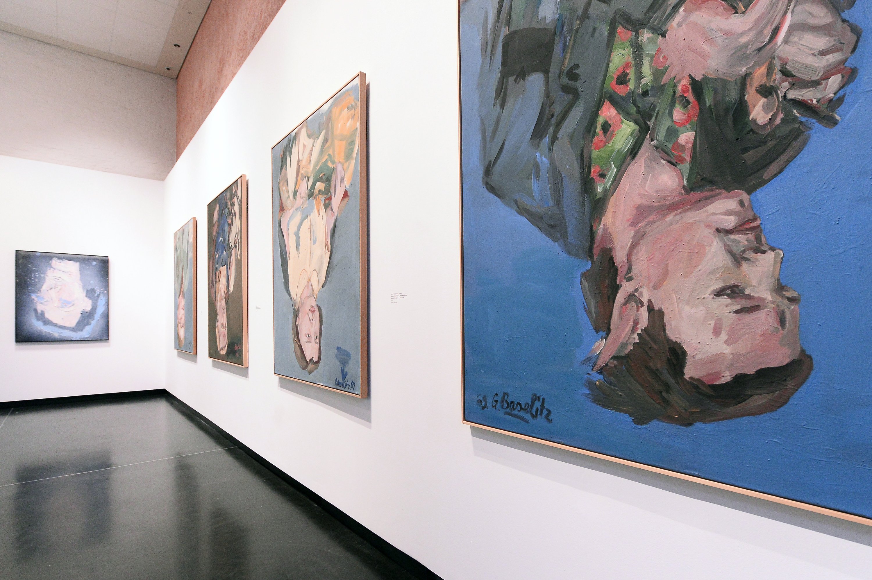 German artist Georg Baselitz's