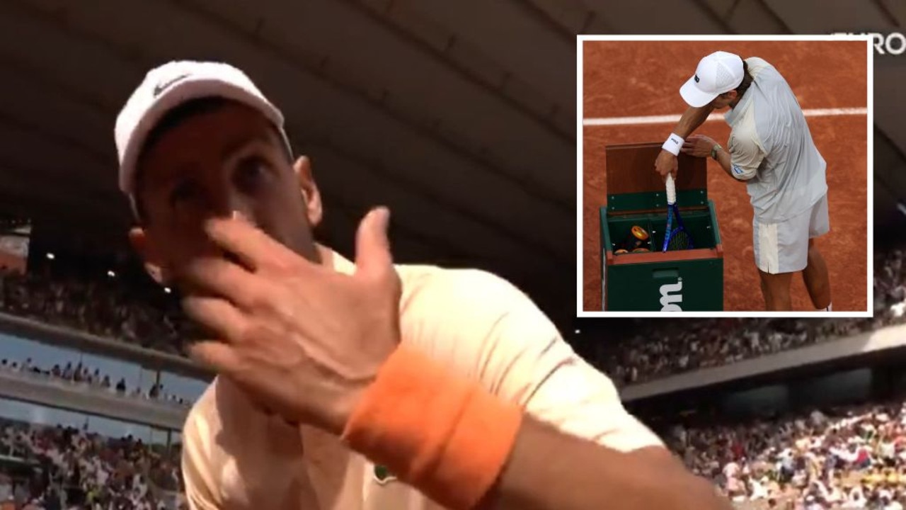 Fuming Novak Djokovic, angry Alex de Minaur out of French Open