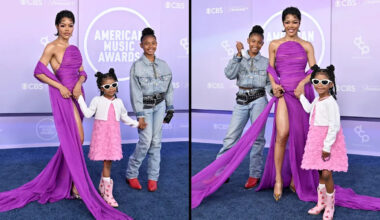 Teyana Taylor Plays Dress Up With Her Daughters for the American Music Awards