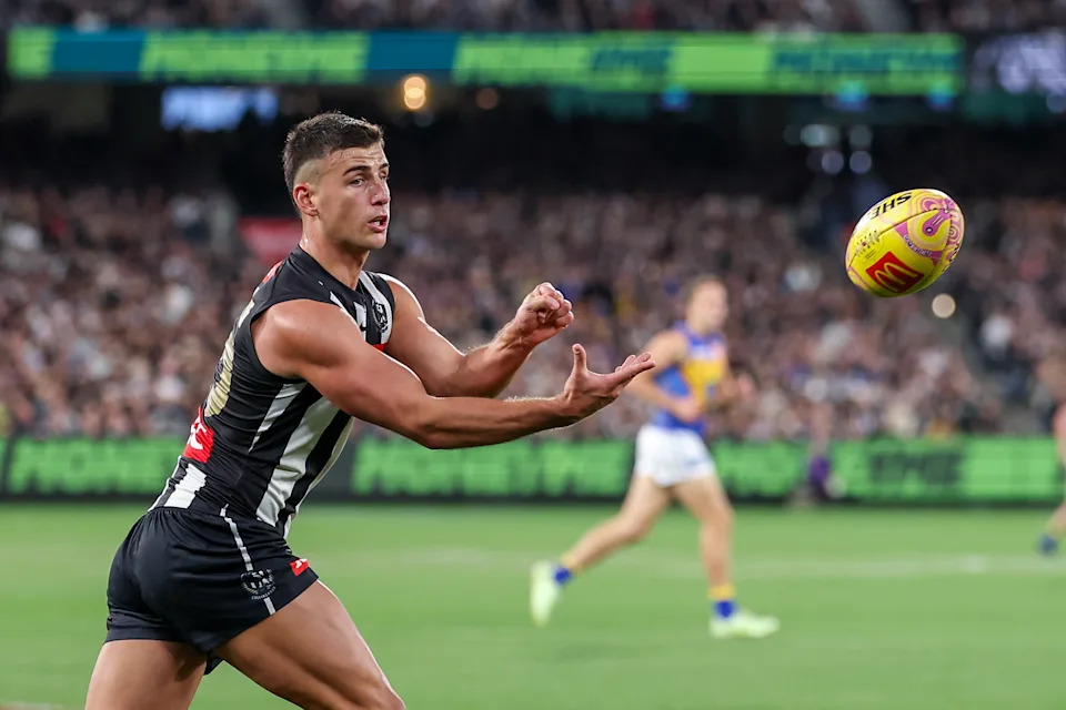 Nick Daicos in action.