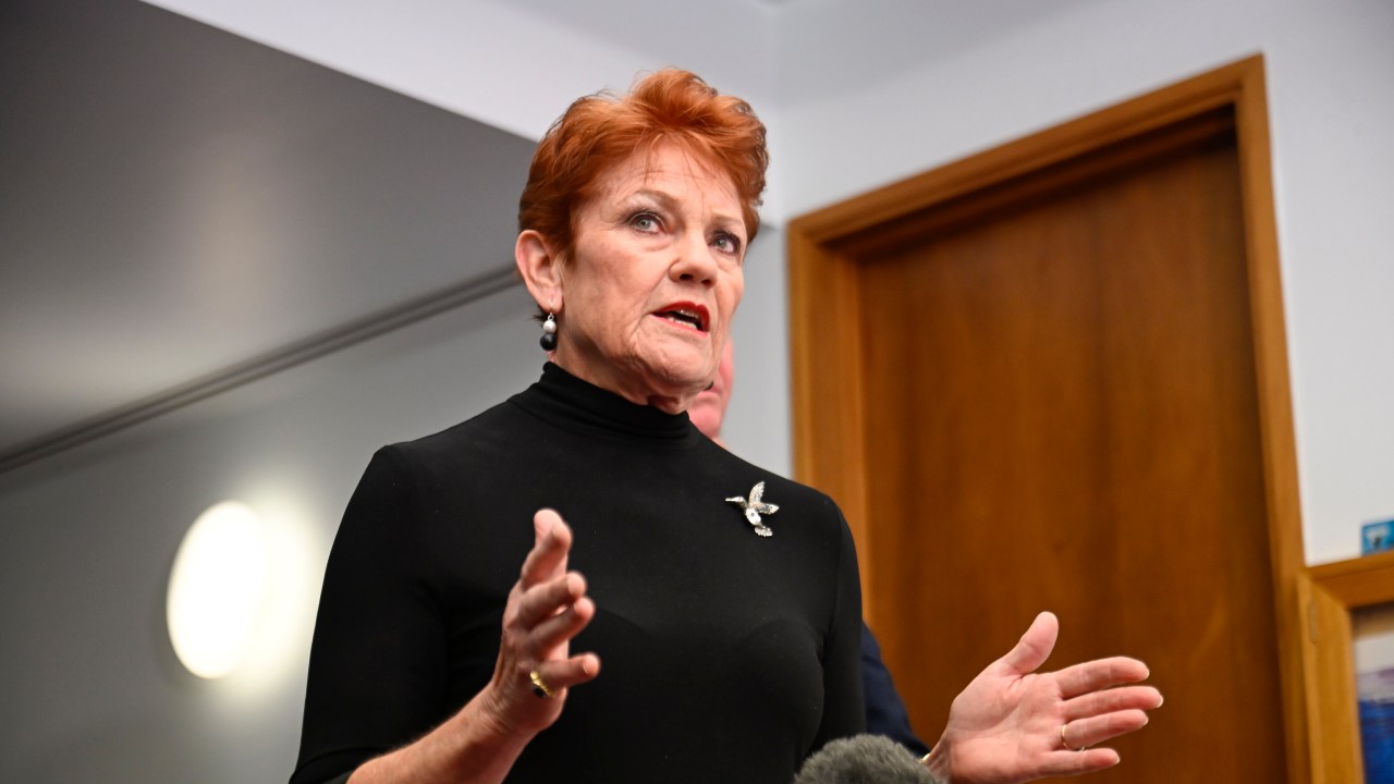Pauline Hanson blasts federal budget as 'communist' after Labor government breaks election promises