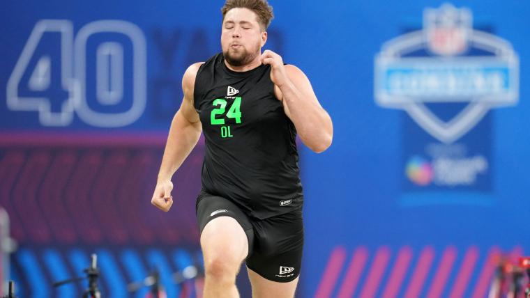 Panthers' rookie OT Monroe Freeling growing into NFL role