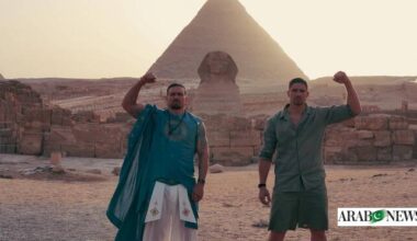 ‘Glory in Giza’ boxing week launched at the Sphinx ahead of fight night at the pyramids