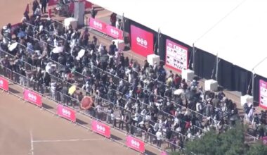 BTS fans line up for merchandise ahead of Stanford Stadium shows – NBC Bay Area