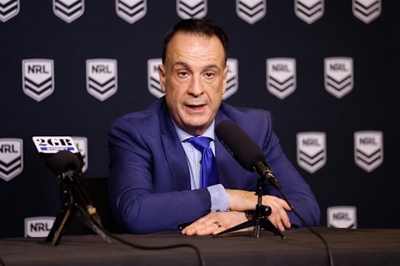 No fan of AFL: ARLC chairman Peter V’landys.