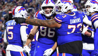 Where do the Bills rank in ESPN NFL offensive line rankings?