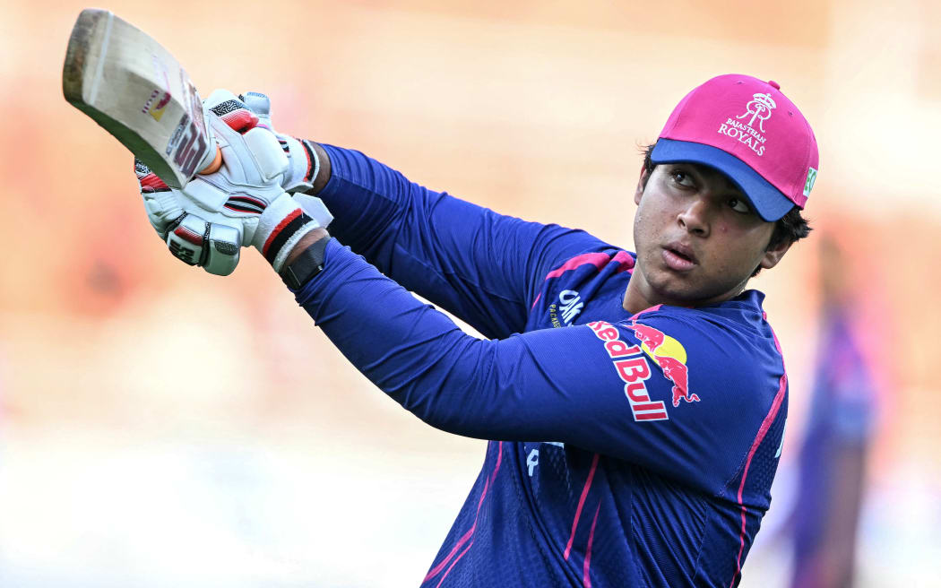 Rajasthan Royals' Indian cricket player Vaibhav Sooryavanshi.