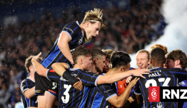 Football: Auckland FC draw 1-1 in semifinal first leg against Adelaide in the City of Sails