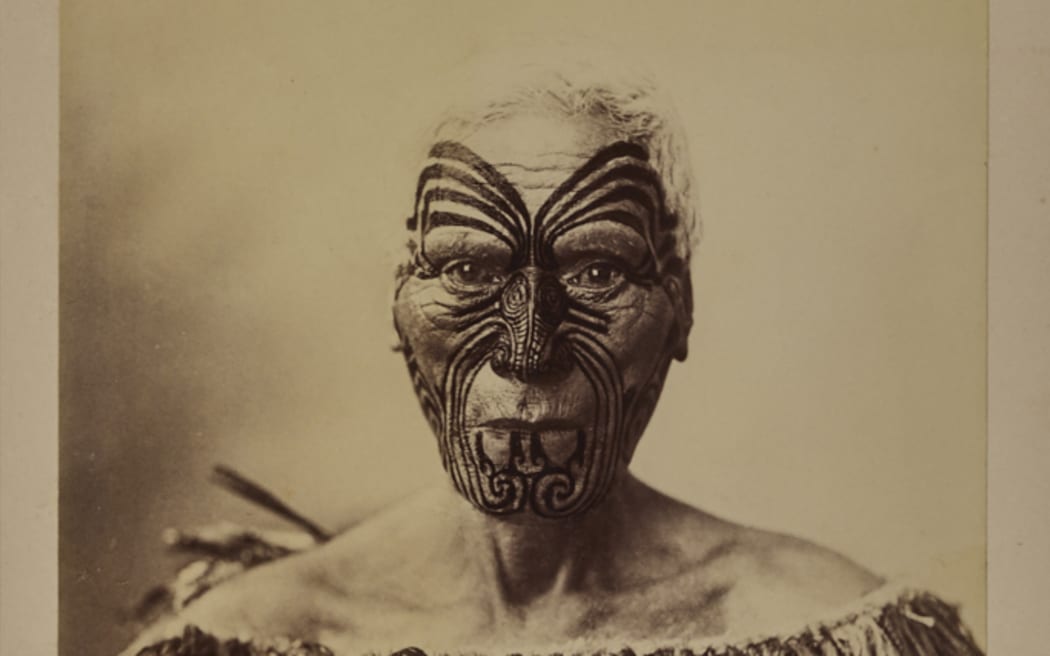 Portrait of Tuari Netana, Ngatimaru chief circa1899.