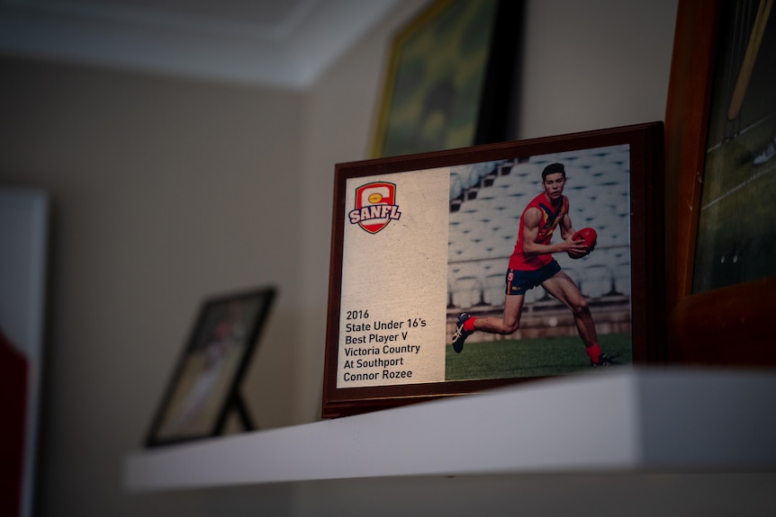 An Adelaide resident at his suburban home.